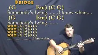 Somebodys Crying (Chris Isaak) Guitar Cover Lesson in G with Chords/Lyrics - Munson