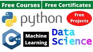 Udemy Free Certificate Courses C++ | Python | Data Science | Machine Learning Project Online Classes