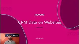 CRM Data on Websites | Will Spiro | HubSpot Developer Day 2020