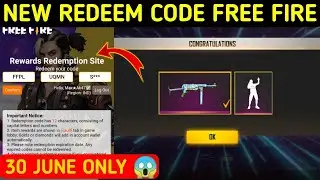 FREE FIRE REDEEM CODE TODAY 30 JUNE | FF NEW REDEEM CODE TODAY | NEW REDEEM CODE TODAY | LOL EMOTE