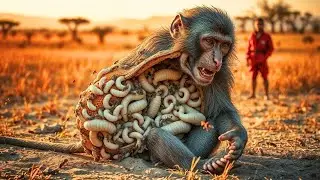 Rescue Story: Rescue Team Saves Monkey From Wasp Nest