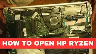 How to open HP Ryzen laptop and  clean coffee from it