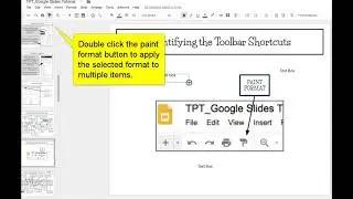 Copying formatting to multiple items in Google Slides