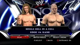 WWE SmackDown VS Raw 2010 PS3 - Edge VS Kane - Hell in a Cell [2K][mClassic]