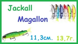 Копия воблера Jackall Magallon. Воблер с Aliexpress. Обзор, тест, игра воблера.