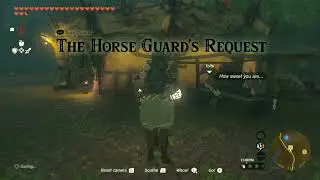 Where to find a tamed creature that isn't a horse Horse Guard's Request | Zelda Tears of the Kingdom