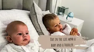 Day in the life vlog with a baby and a toddler | Playgroup, pram walks and toddler challenges