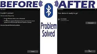 Solve Bluetooth Couldn't Connect on Windows 10/8/7