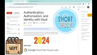 Authentication, Authorization, and Identity with Vault | #qwiklabs | #GSP1055 | [With Explanation🗣️]