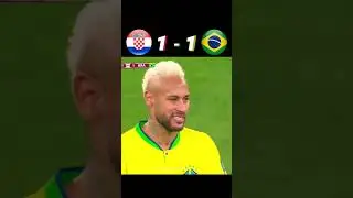 Croatia 1(4) - 1(2) Brazil highlights | quarter final world cup 2022 (TM) #neymar #FIFA2022