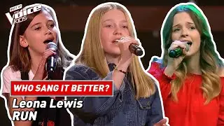 Who sang Leona Lewis Run better? | The Voice Kids