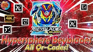 All Qr-CODES Hypersphere Beyblades | Все QR-Коды БЕЙБЛЭЙДОВ Hypersphere - Beyblade Burst Rise