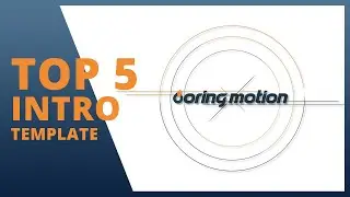 5 Animated Logo Intro for Youtube - Free After Effects Template
