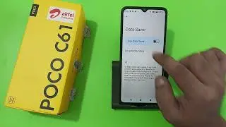 how to enable data saver in Poco c61, data saver chalu Karen