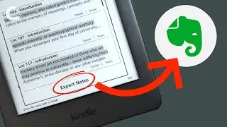 Enhancing my Evernote's Knowledge Base notebook with Kindle highlights