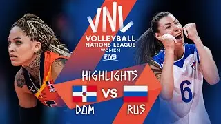 DOM vs. RUS - Highlights Week 3 | Womens VNL 2021