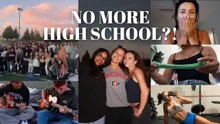 LAST DAY OF SCHOOL VLOG: 5am morning routine, senior sunset + last day with my best friends!