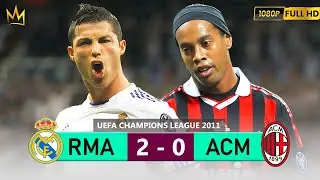 CR7 SCORE A GOAL AND HUMILIATES RONALDINHO IN CHAMPIONS LEAGUE 2011