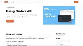 Using Dudas API | Duda University