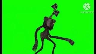 siren head jumpscare green screen free to use