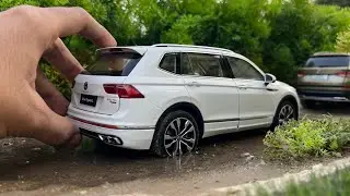 Unboxing Volkswagen Tiguan SUV 1:18 Scale Diecast Model Car | Off road | Volkswagen Dealer Edition