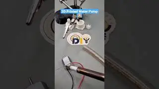 Watch How a 3D Printed DC Water Pump Runs - You Won't Believe What Happens Next! 🤯🤯