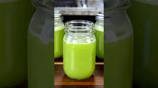 Green Detox Juice to Improve Digestion Boost Energy Levels Weight Loss & Healthier Skin #shorts