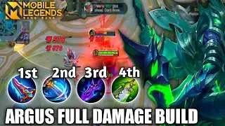 Argus Full Damage Build | Best Build Argus 2021 | Argus Mobile Legends...