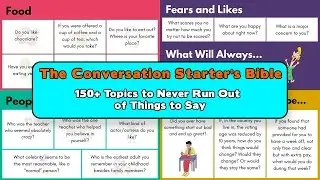 150+ Great Topics to Start a Conversation | Conversation Topics | Conversation Starters