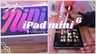 2021 iPad Mini 6 Purple + Accessories Unboxing | Early Christmas Gift and first look!