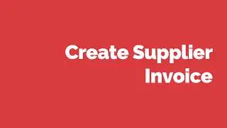 How to Create a Standard AP Supplier Invoice in Oracle E-Business Suite R12.2.X