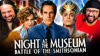 NIGHT AT THE MUSEUM: BATTLE OF THE SMITHSONIAN (2009) MOVIE REACTION!! FIRST TIME WATCHING!! Review