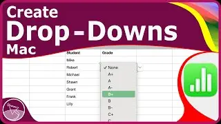 How to Create a Drop Down List in Apple Numbers
