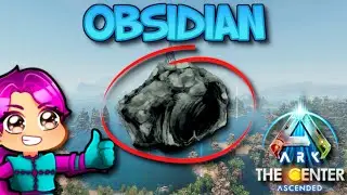 WHERE TO FIND OBSIDIAN - THE CENTER - Ark Survival Ascended