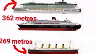 Top 5 barcos más grandes que el titanic