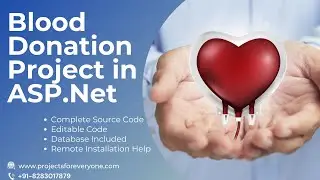 Blood Donation Project in ASP.net with C#.Net with source code 2019 | Blood Bank | Responsive Design