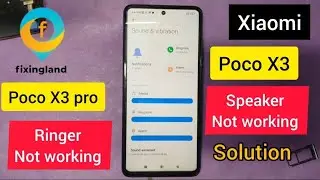 POCO X3 ringer not working fixed | poco X3 Speaker problem solution | poco X3 pro ringer ic problem