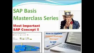 SAP Basis Masterclass 14 || SAP STMS (cont.) || SAP SPAM & SAINT || SAP Support Package & Plugins