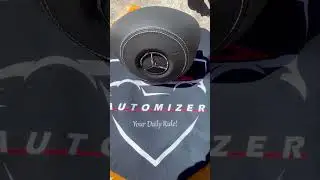Mercedes Benz Airbag Cover Smooth Leather with White stitching from Automizer | #benz #mercedes#car