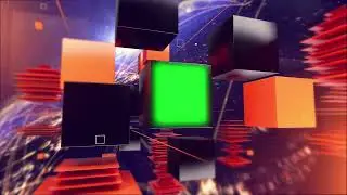 Moving 3D Blocks News INTRO-OPENER Green Screen (PAID LINK IN DESCRIPTION) | FREE TO USE | iforEdits