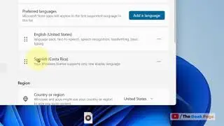 How to change default language in Windows 11