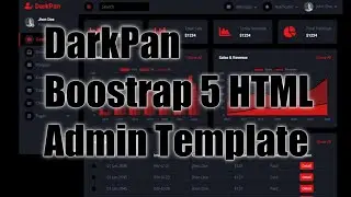 DarkPan ( Boostrap 5 HTML Admin DashBoard )