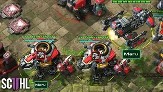 Maru's Late Game Battlecruiser Switch - Starcraft 2: Maru vs. Cure