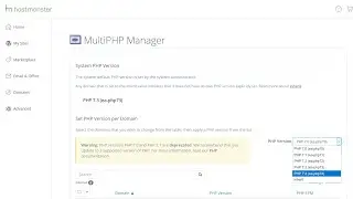 How To Change PHP Version In Hostmonster Web Hosting Dashboard?