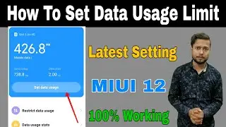 how to set data usage limit | Data usage limit setting | Data usage limit set kaise kare