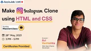 Make Instagram Clone Using HTML & CSS  | HTML CSS workshop | Project building workshop