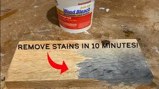 Remove stains from wood in minutes!