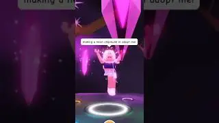 making the *new* neon chipmunk pet in adopt me!
