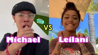 Michael Le vs Leilani Castro ✨🌠 Tik Tok Dance Compilation
