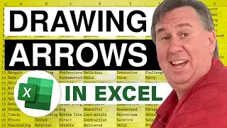 Excel - Drawing and Formatting Arrows in Excel - Episode 366